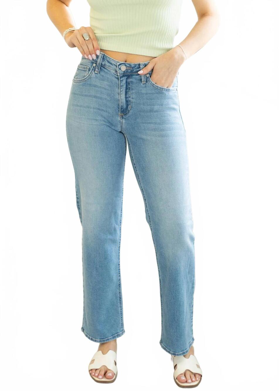 NEW JUST BLACK DENIM the stretchy straight jean in blue